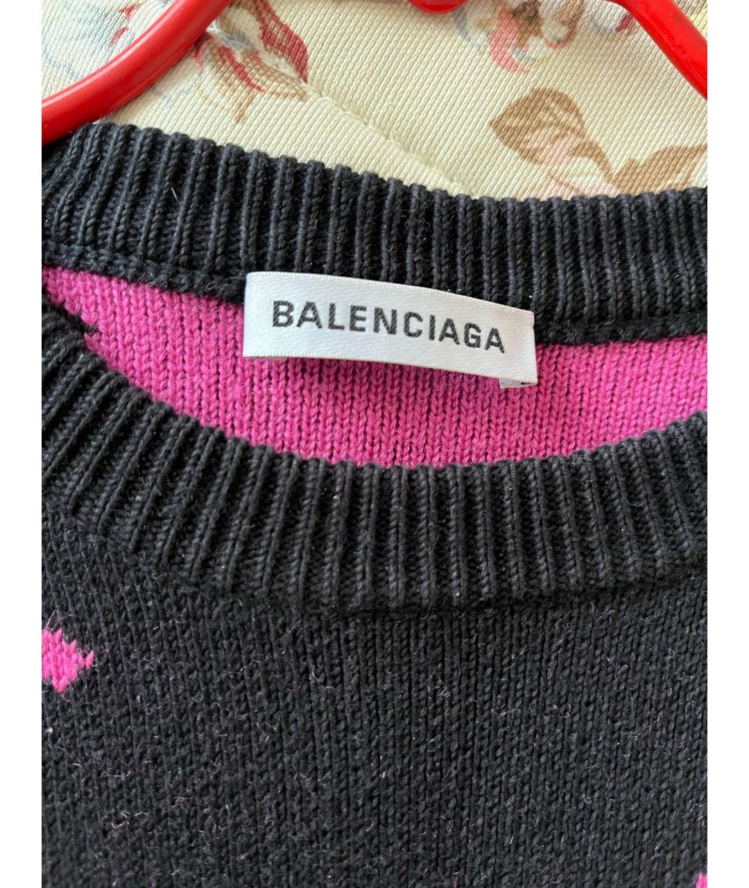 BALENCIAGA Черный джемпер / свитер, фото 4