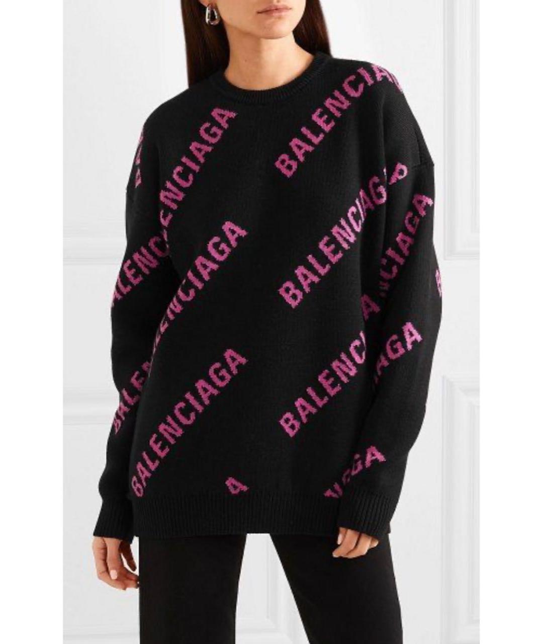 BALENCIAGA Черный джемпер / свитер, фото 5