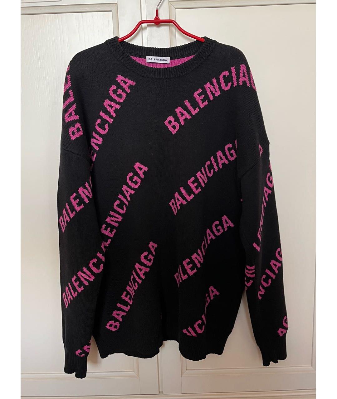 BALENCIAGA Черный джемпер / свитер, фото 2