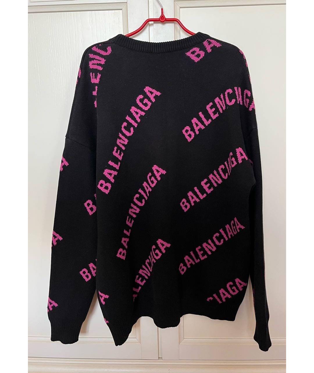 BALENCIAGA Черный джемпер / свитер, фото 3