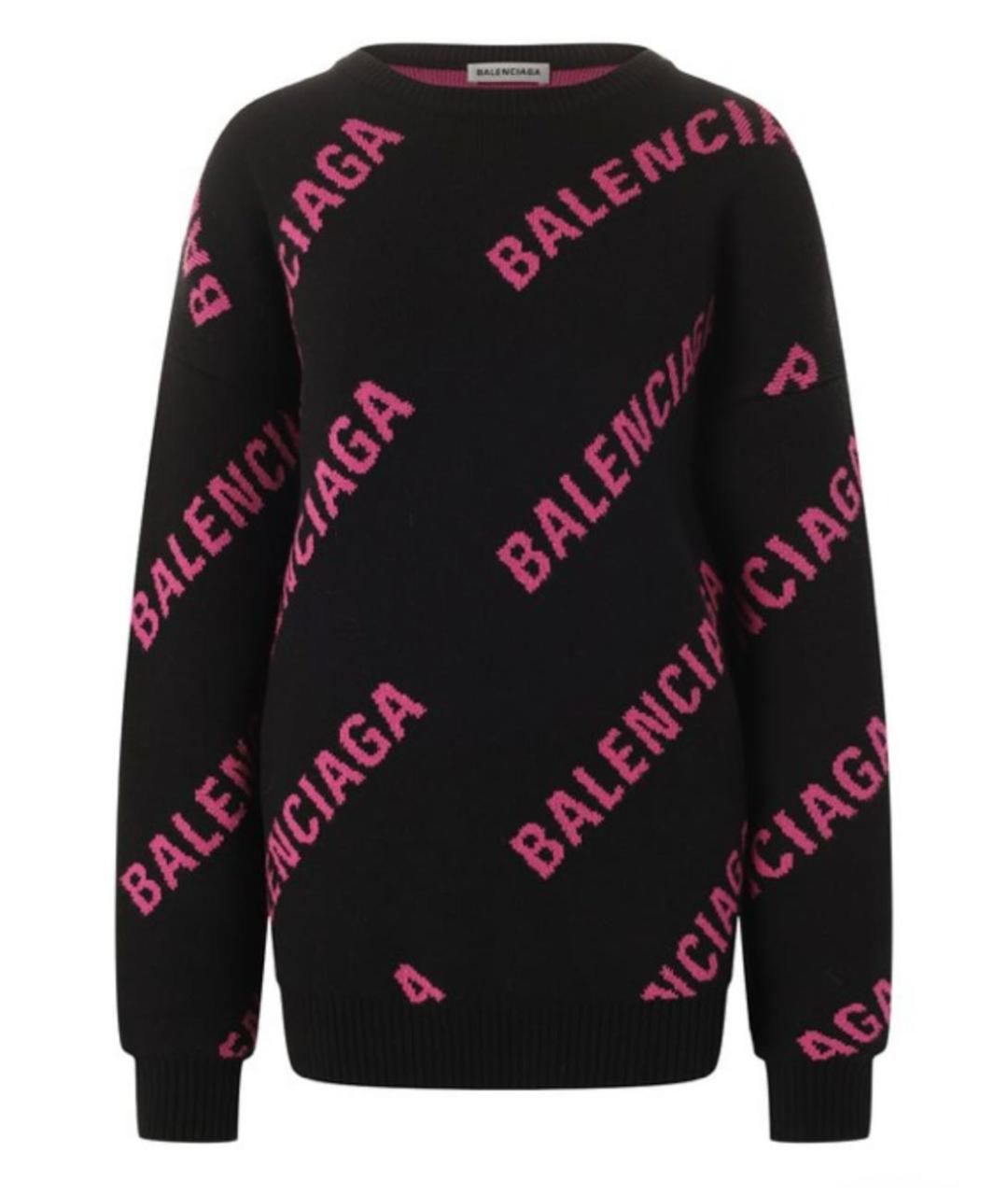 BALENCIAGA Черный джемпер / свитер, фото 1