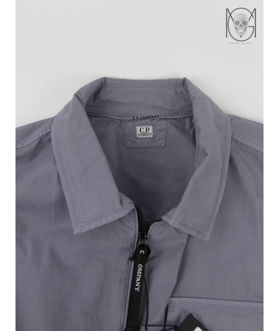 CP COMPANY Серая хлопковая куртка, фото 5