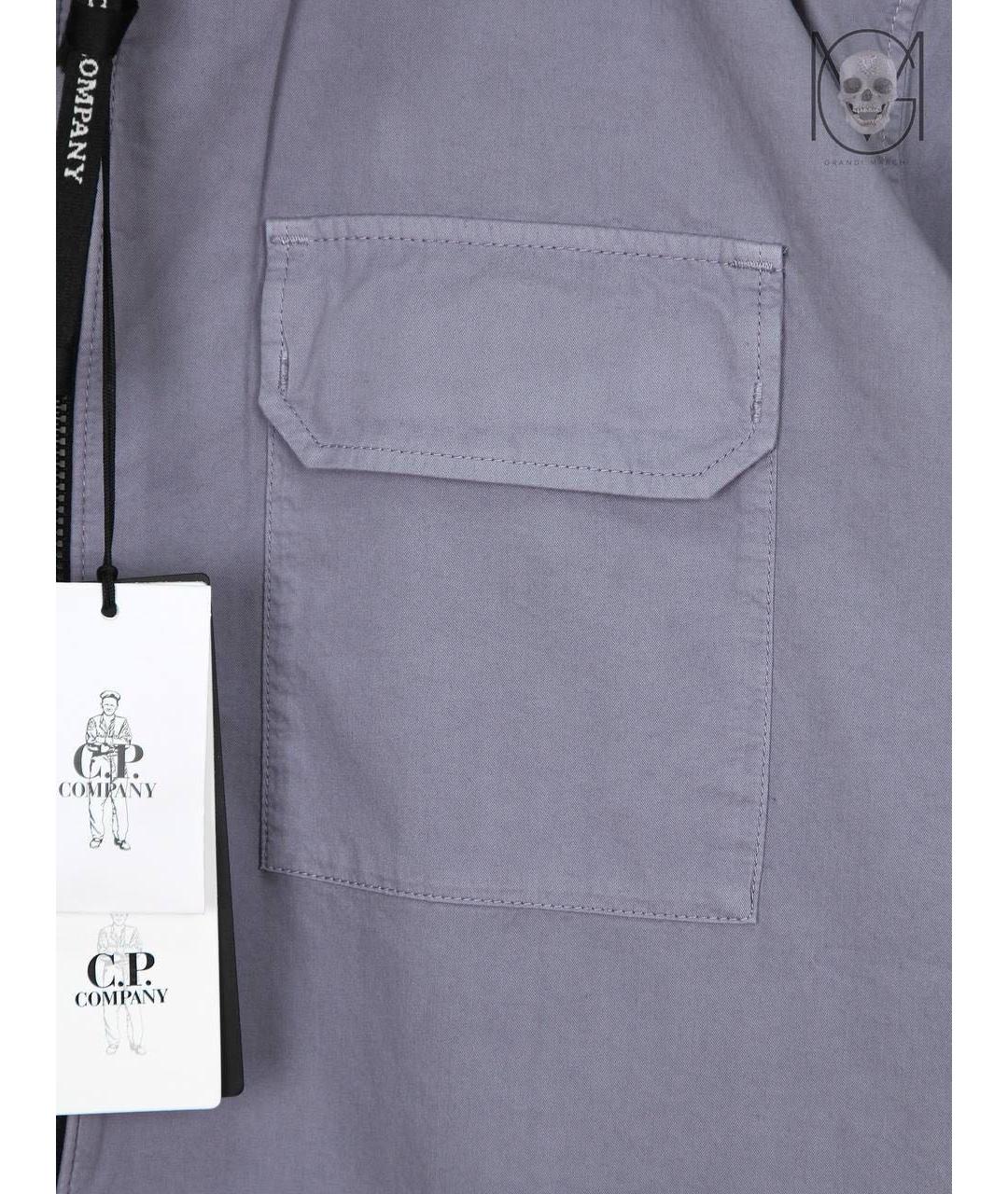 CP COMPANY Серая хлопковая куртка, фото 6