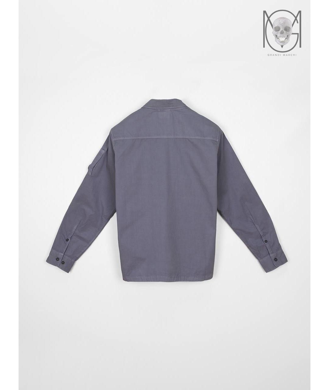 CP COMPANY Серая хлопковая куртка, фото 3