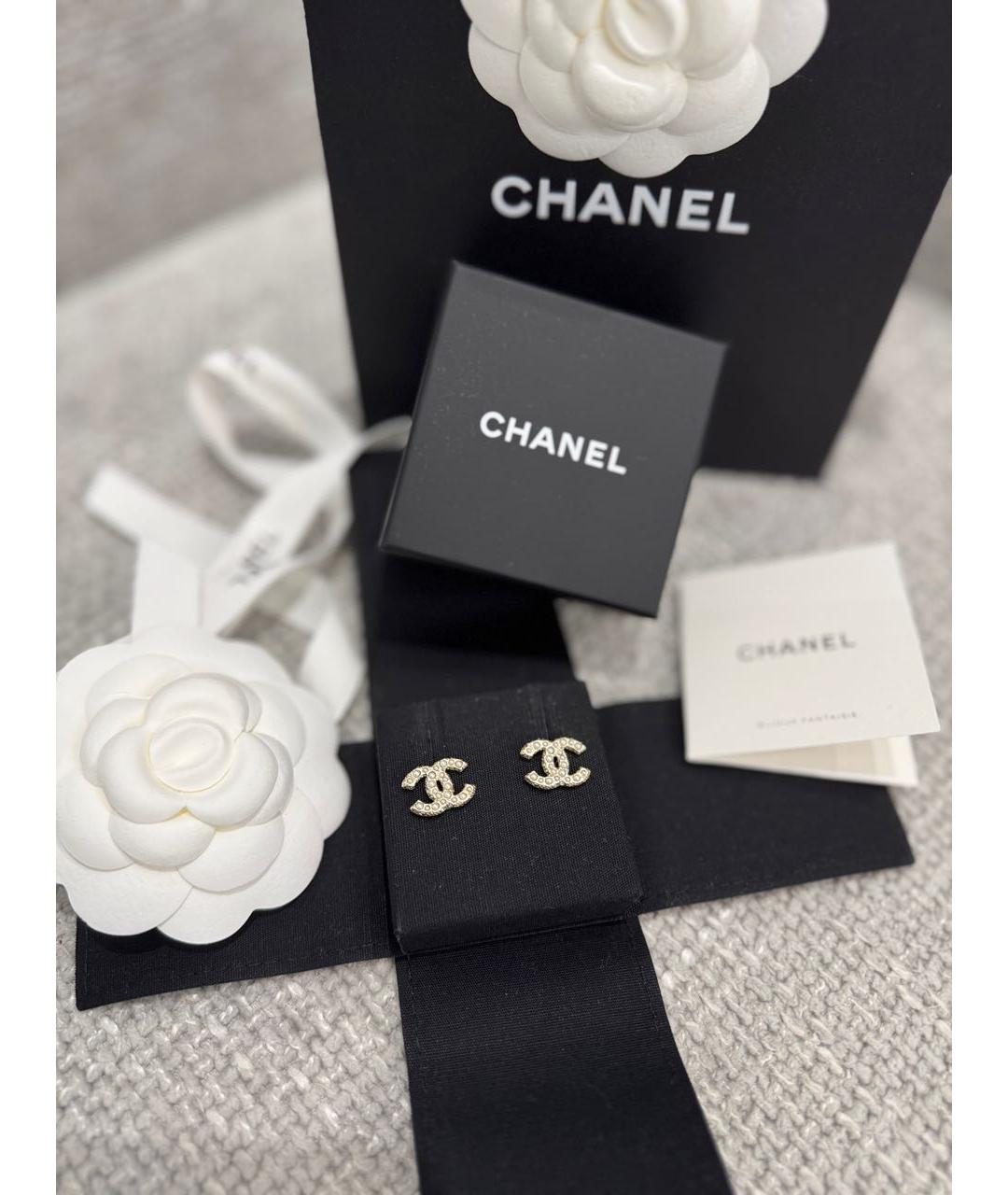 CHANEL Металлические серьги, фото 4