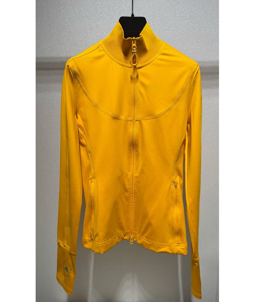 ADIDAS BY STELLA MCCARTNEY Желтая полиэстеровая спортивная куртка, фото 4