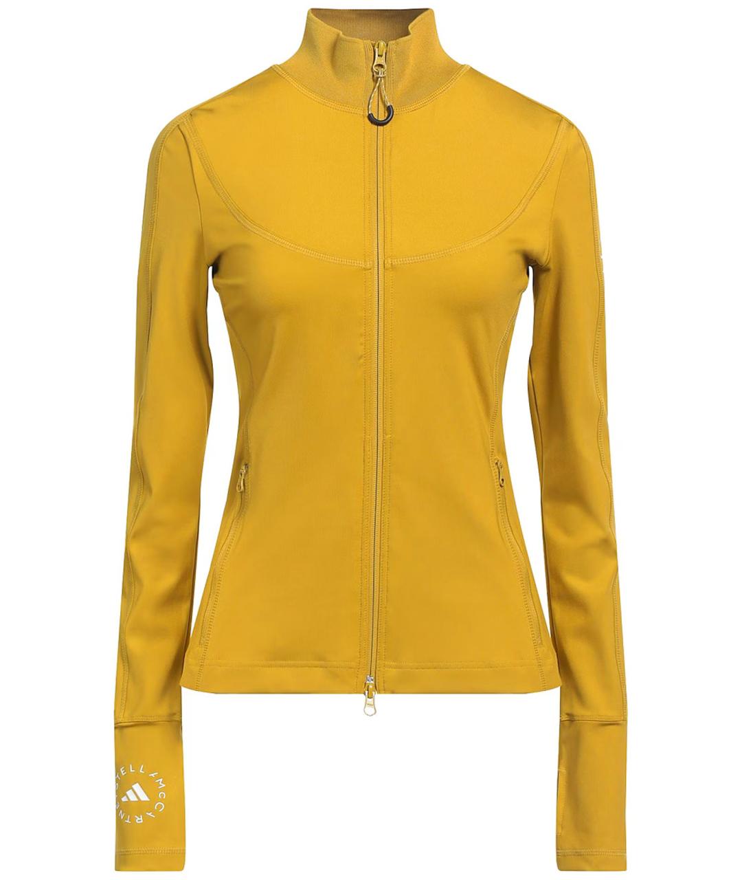 ADIDAS BY STELLA MCCARTNEY Желтая полиэстеровая спортивная куртка, фото 1