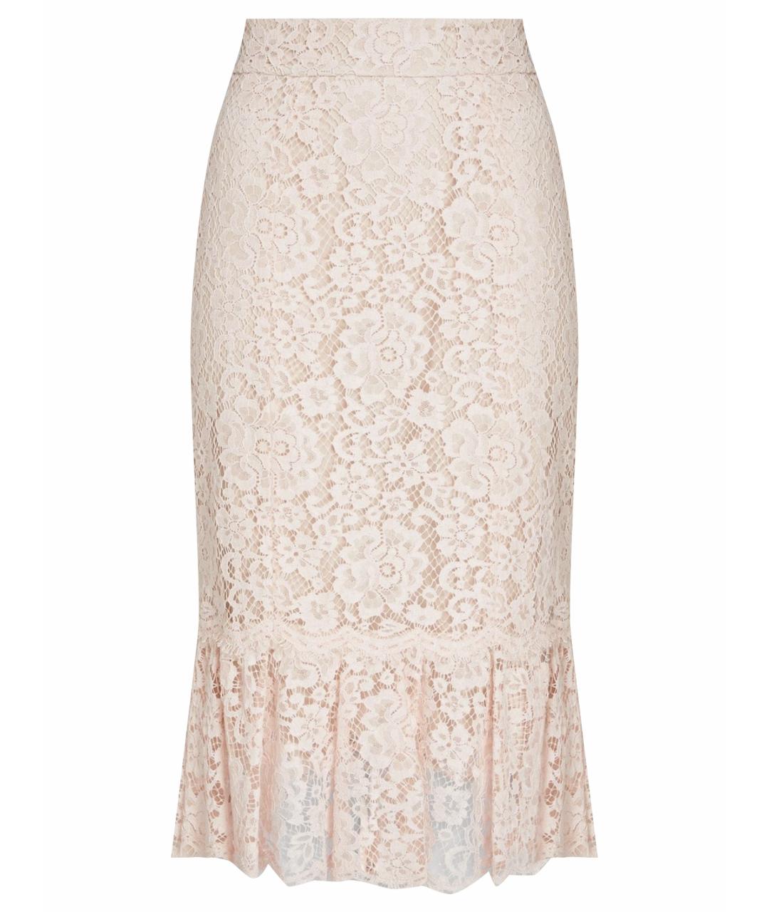DOLCE&GABBANA Розовая юбка миди, фото 1