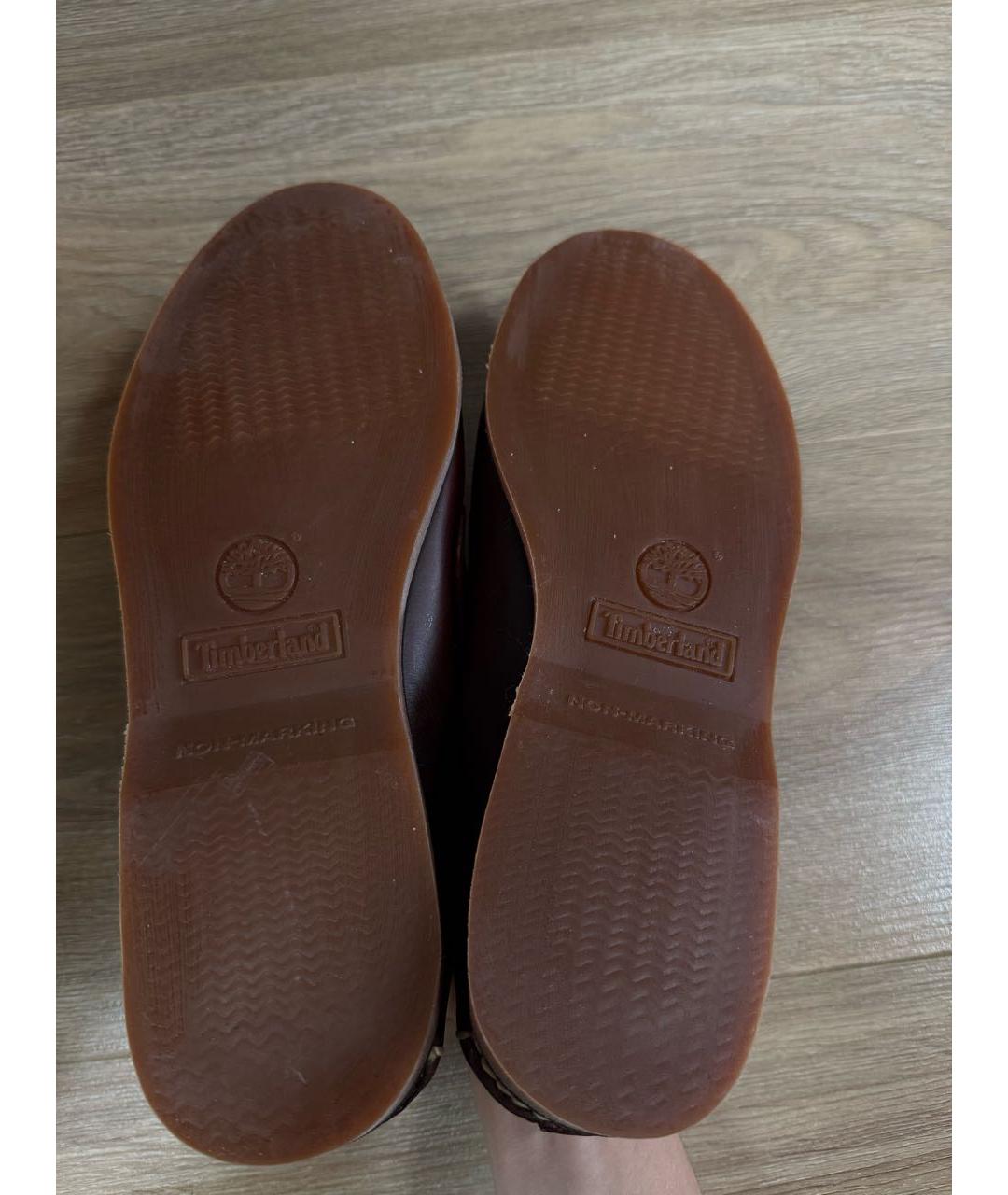 TIMBERLAND Коричневые кожаные лоферы, фото 8
