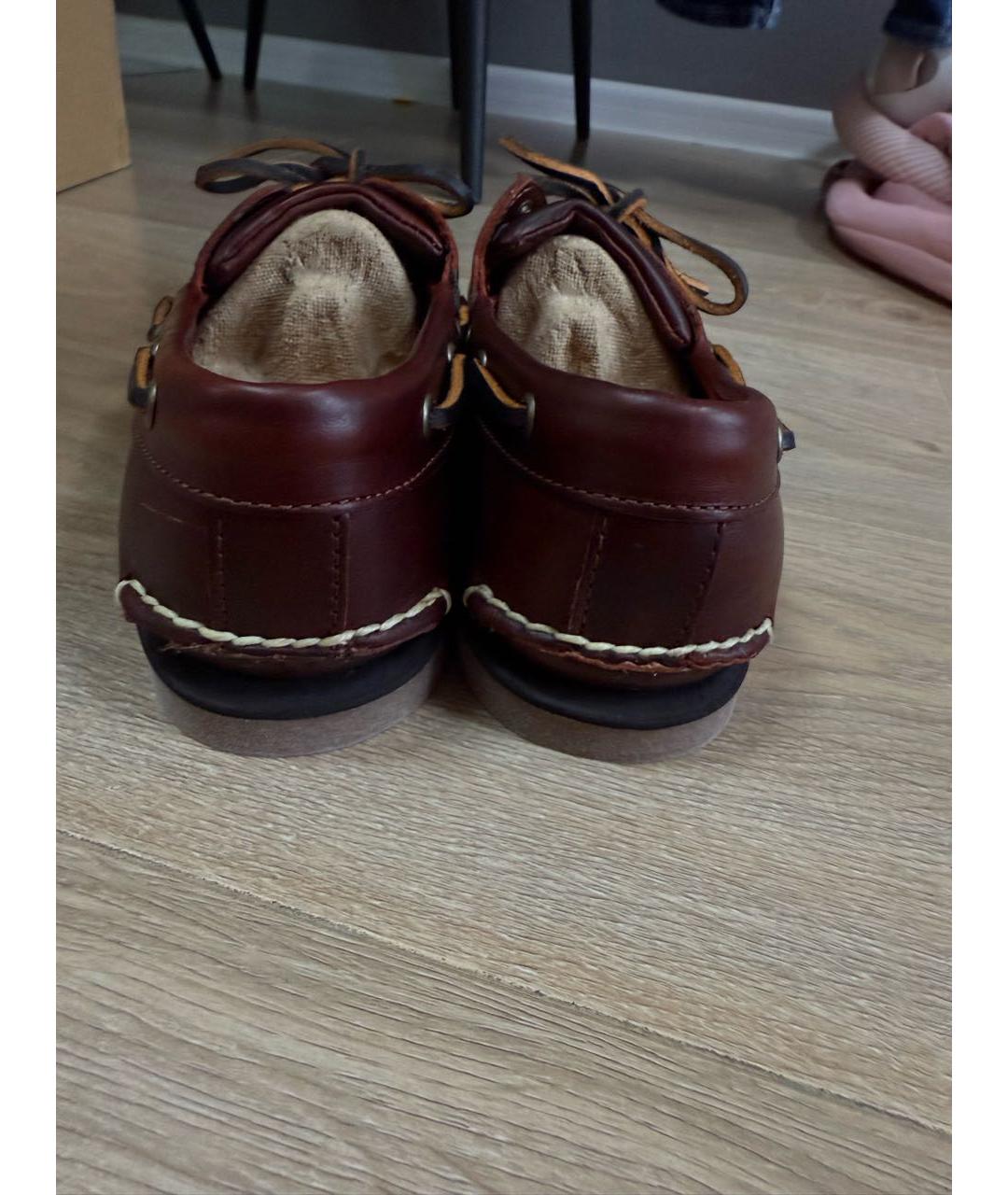 TIMBERLAND Коричневые кожаные лоферы, фото 7