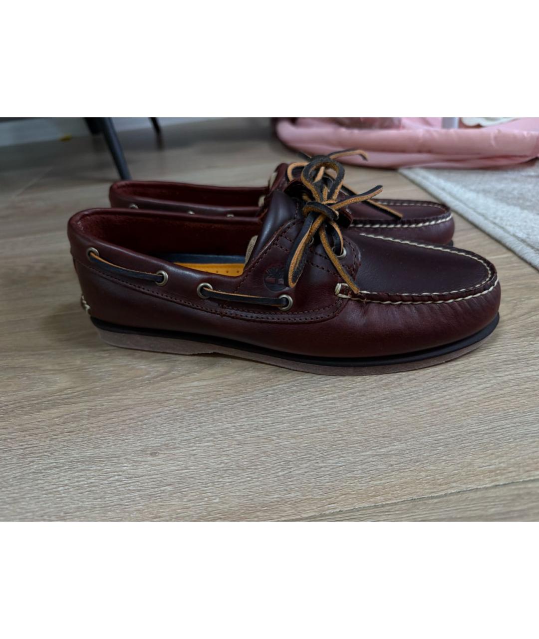 TIMBERLAND Коричневые кожаные лоферы, фото 5