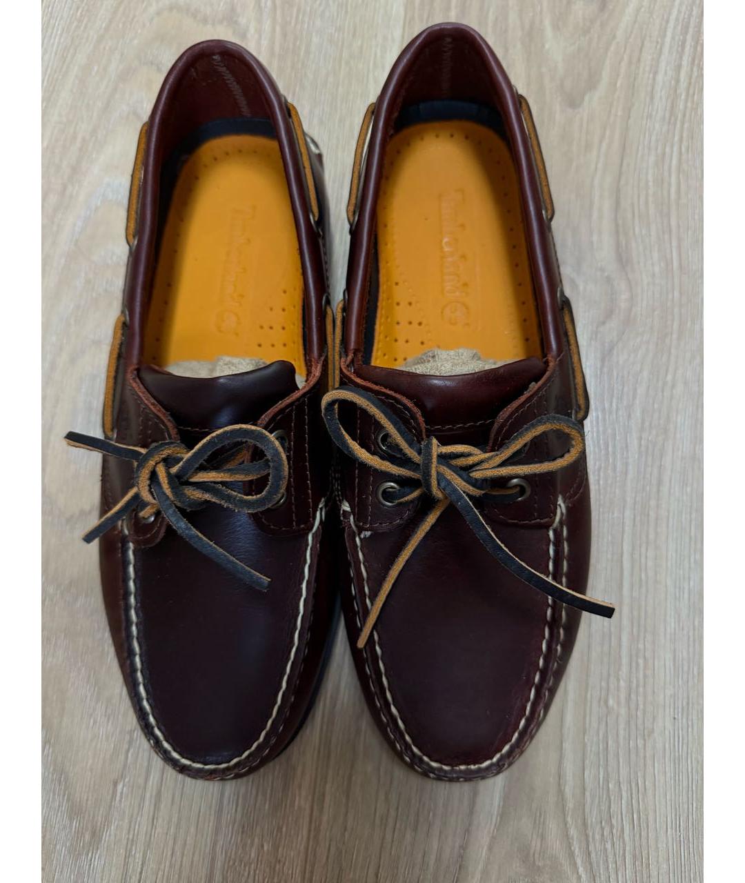 TIMBERLAND Коричневые кожаные лоферы, фото 6