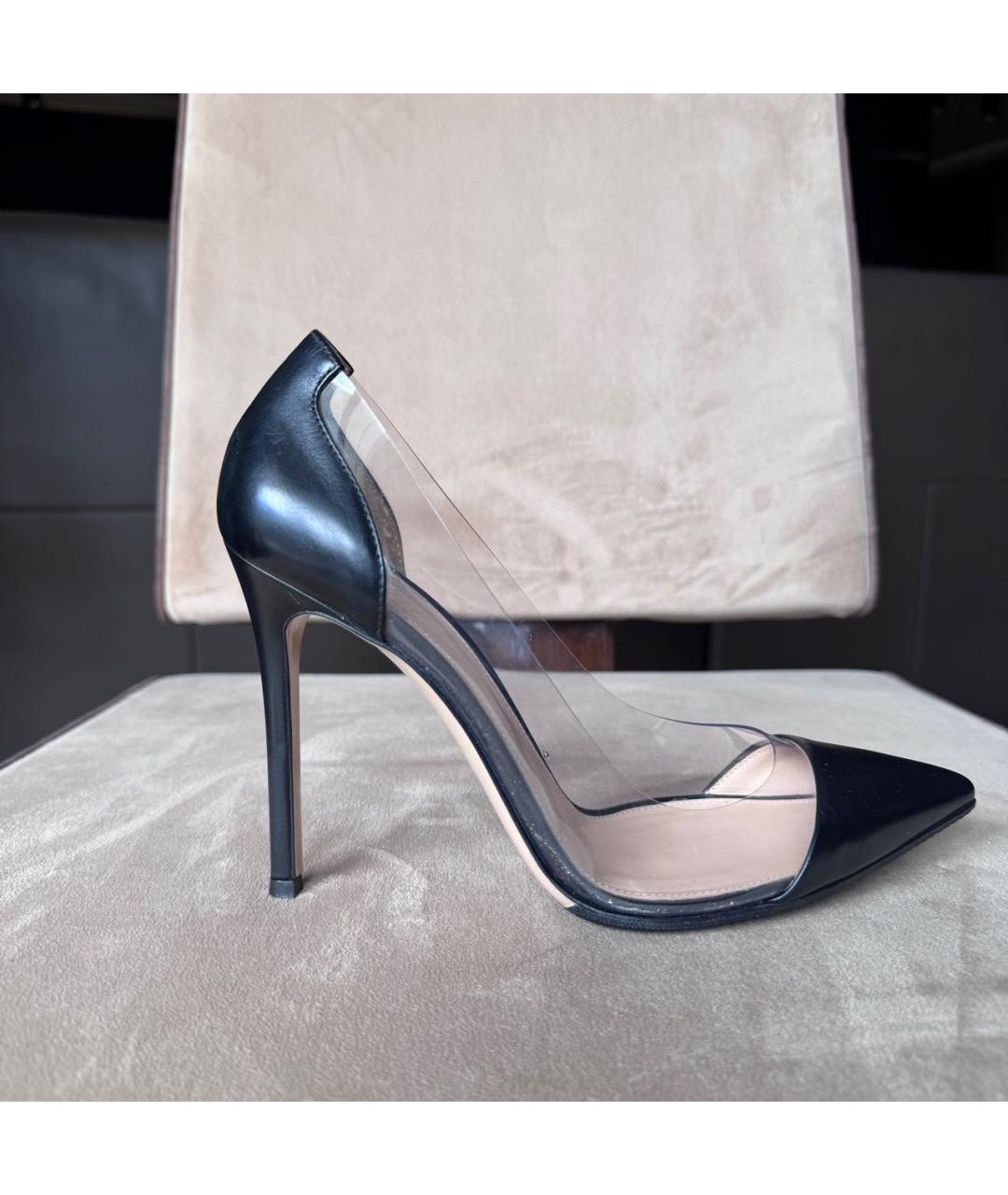 GIANVITO ROSSI Черные кожаные туфли, фото 6