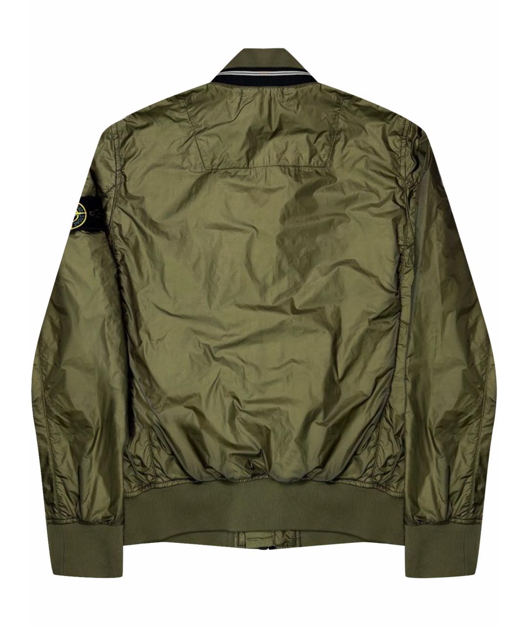 STONE ISLAND Хаки полиамидовая куртка, фото 11