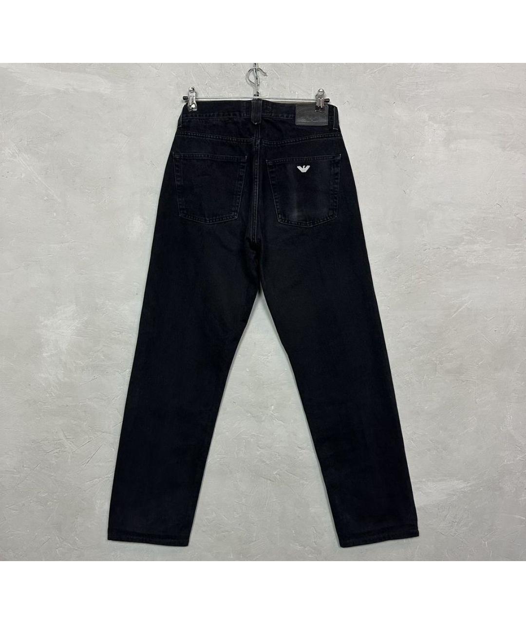 ARMANI JEANS Черные хлопковые джинсы, фото 2