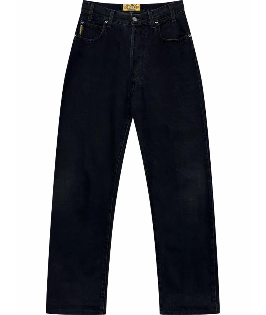 ARMANI JEANS Черные хлопковые джинсы, фото 1