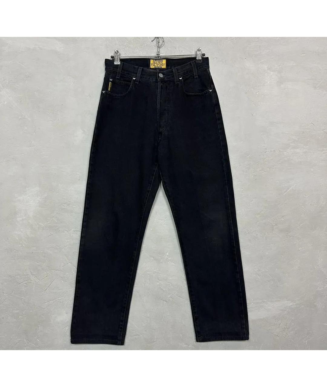 ARMANI JEANS Черные хлопковые джинсы, фото 10