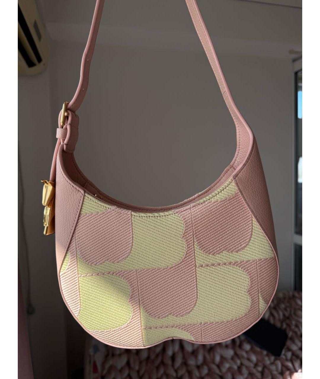 BURBERRY Кожаная сумка с короткими ручками, фото 3