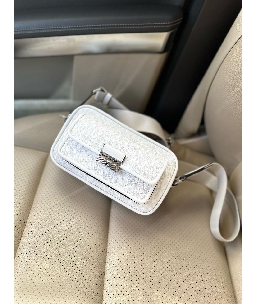 MICHAEL KORS Белая сумка через плечо, фото 2