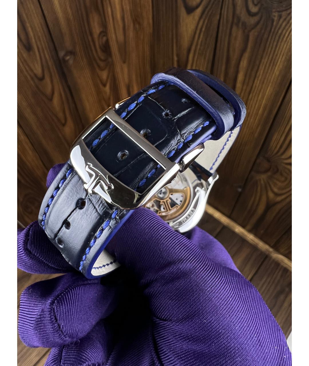 Jaeger LeCoultre Темно-синие часы, фото 9