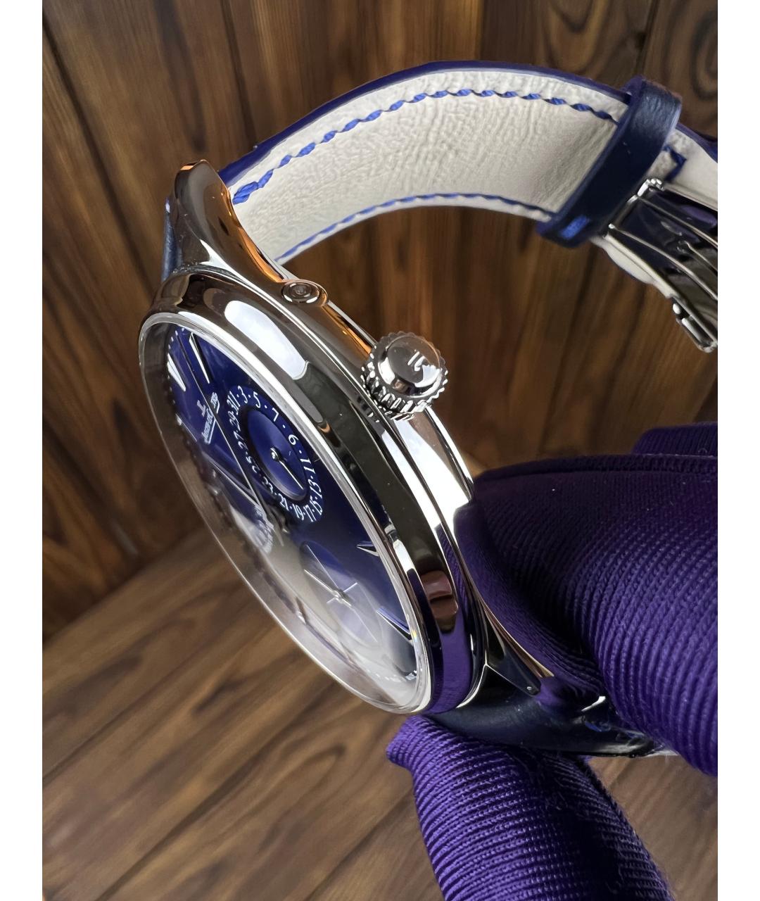 Jaeger LeCoultre Темно-синие часы, фото 5