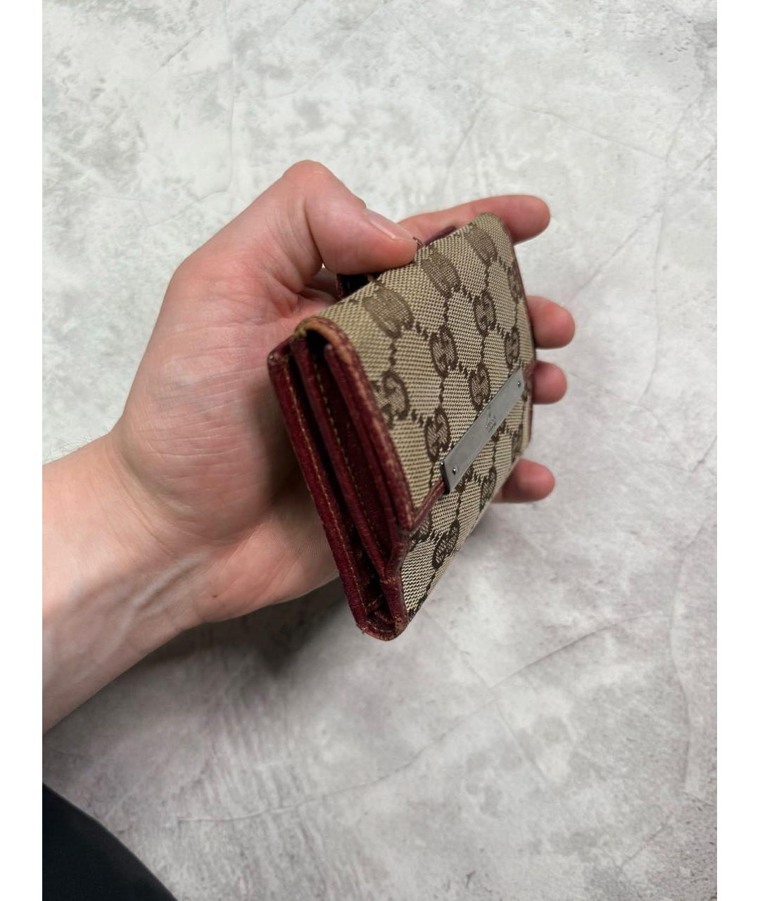 GUCCI Коричневый кошелек, фото 4