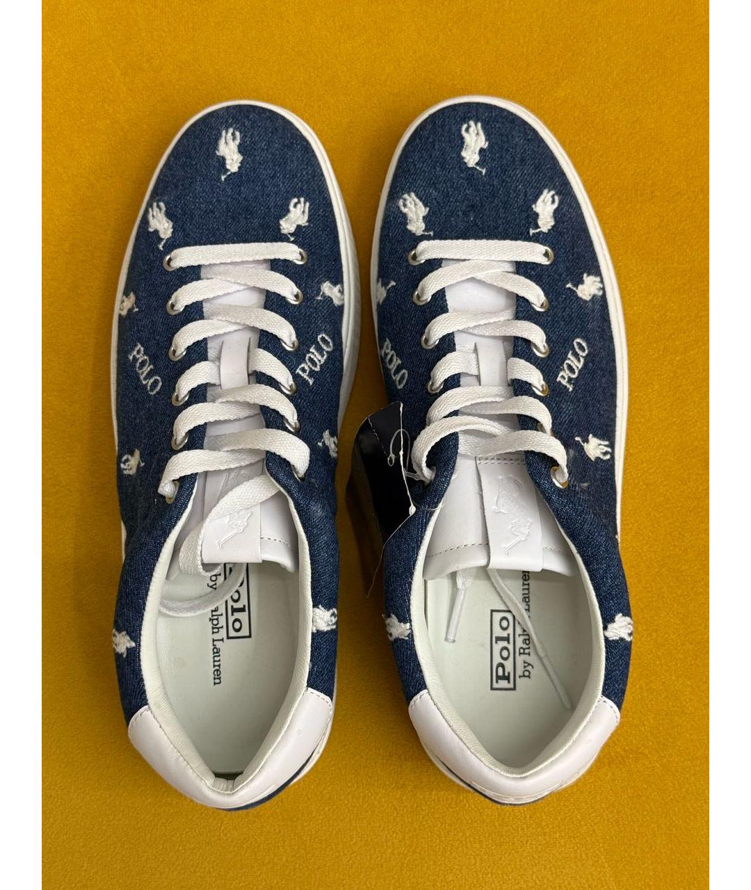 POLO RALPH LAUREN Темно-синие кеды, фото 3