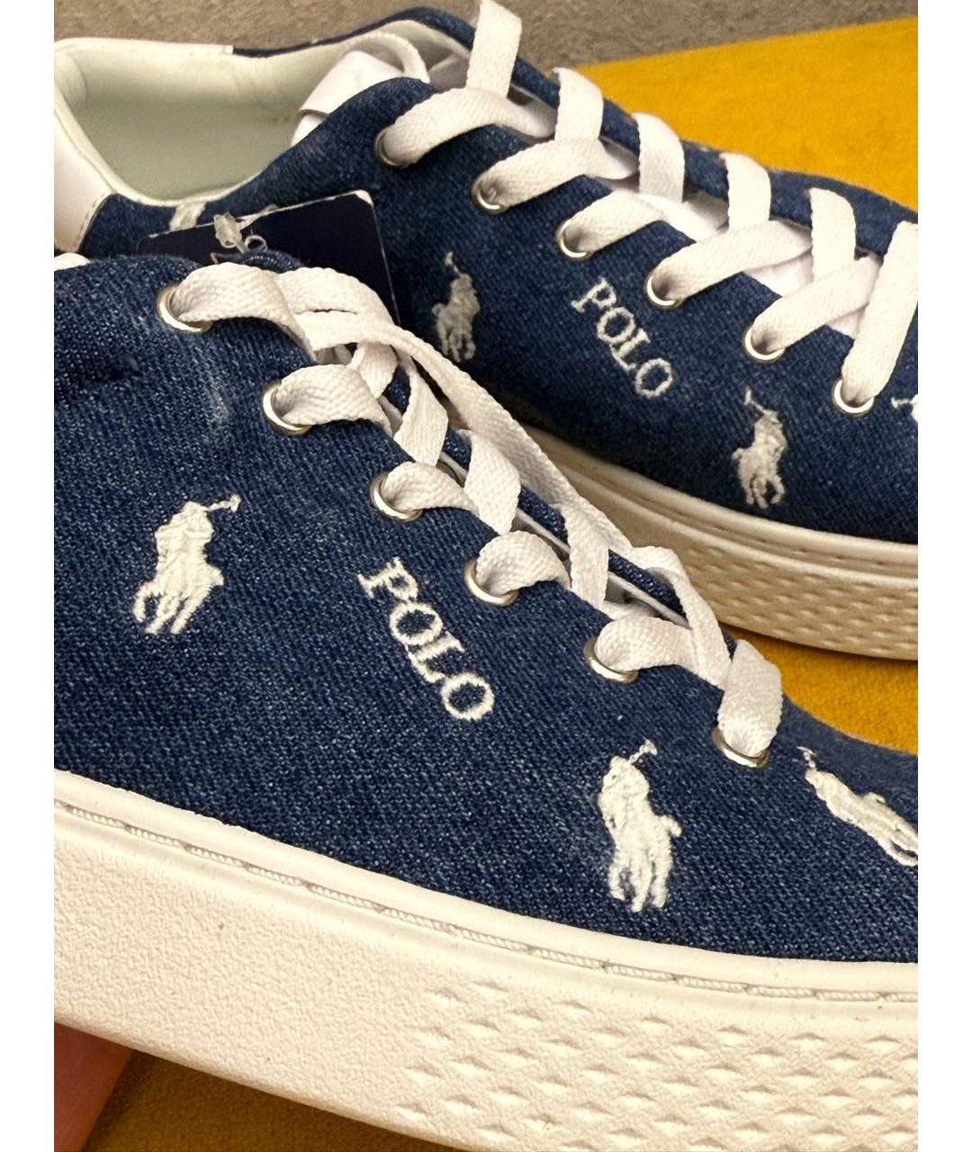 POLO RALPH LAUREN Темно-синие кеды, фото 6
