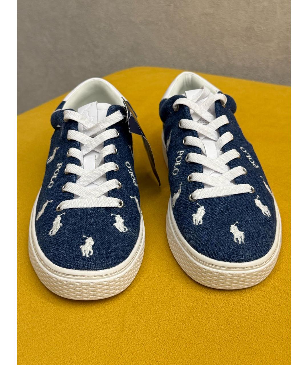POLO RALPH LAUREN Темно-синие кеды, фото 2