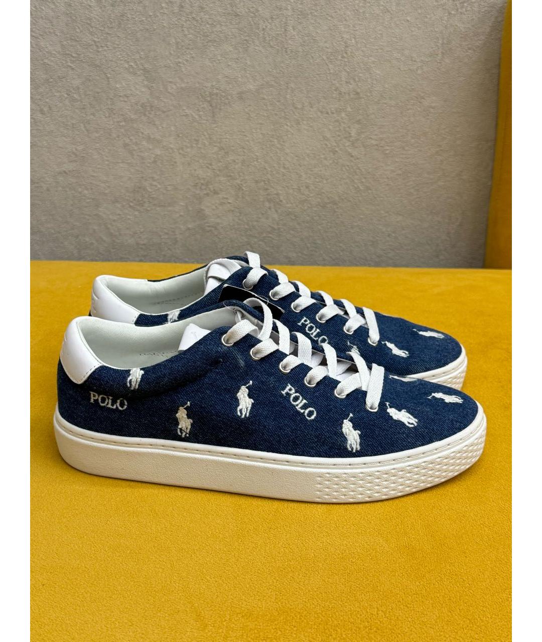 POLO RALPH LAUREN Темно-синие кеды, фото 9