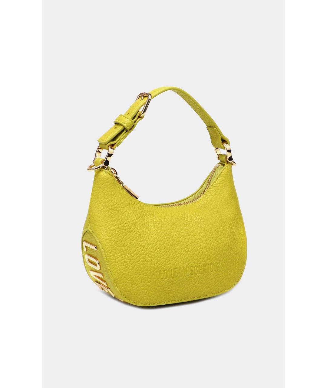 LOVE MOSCHINO Зеленая сумка через плечо из искусственной кожи, фото 2