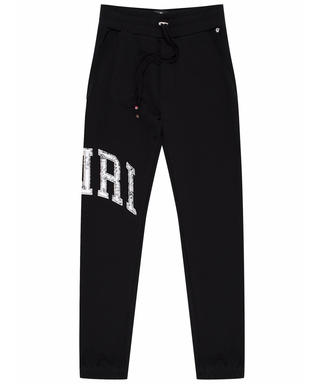 AMIRI Черные хлопковые повседневные брюки, фото 1