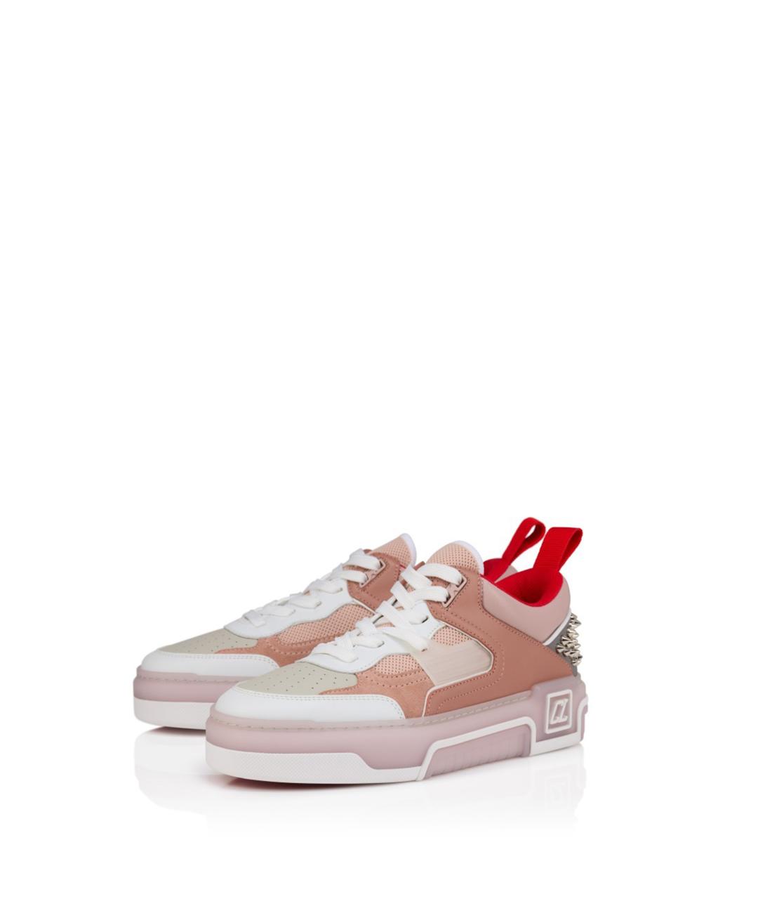 CHRISTIAN LOUBOUTIN Розовые кеды, фото 2