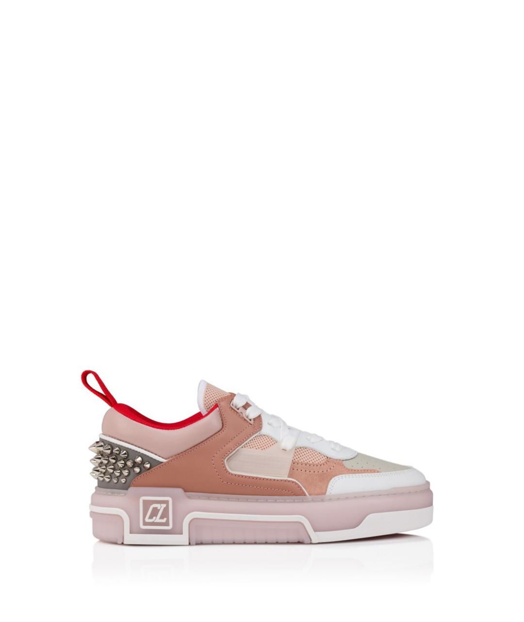 CHRISTIAN LOUBOUTIN Розовые кеды, фото 1