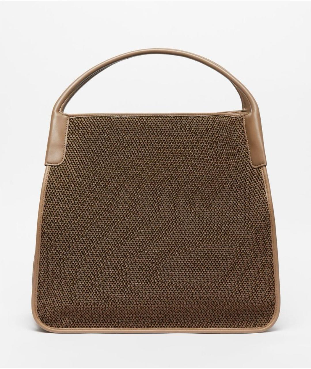 MAX MARA Коричневая пляжная сумка, фото 2