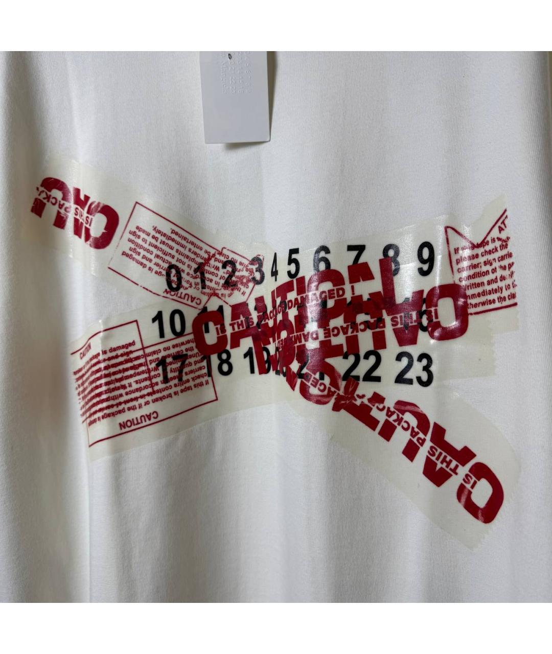 MAISON MARGIELA Белая футболка, фото 2