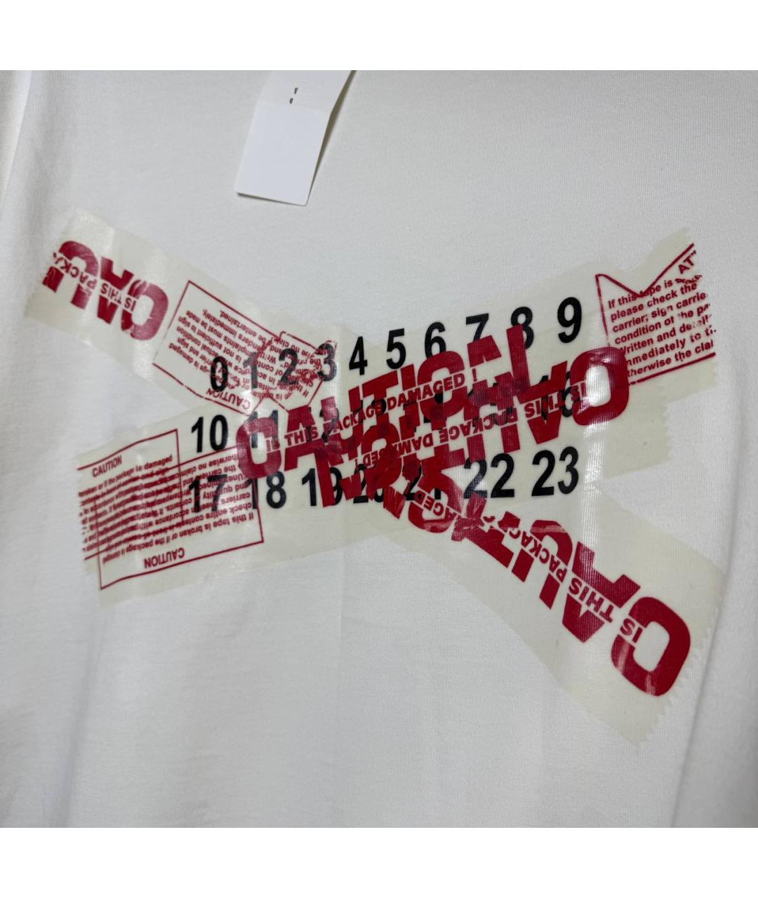 MAISON MARGIELA Белая футболка, фото 3