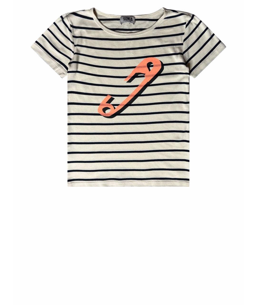 SONIA RYKIEL Мульти хлопковая футболка, фото 1
