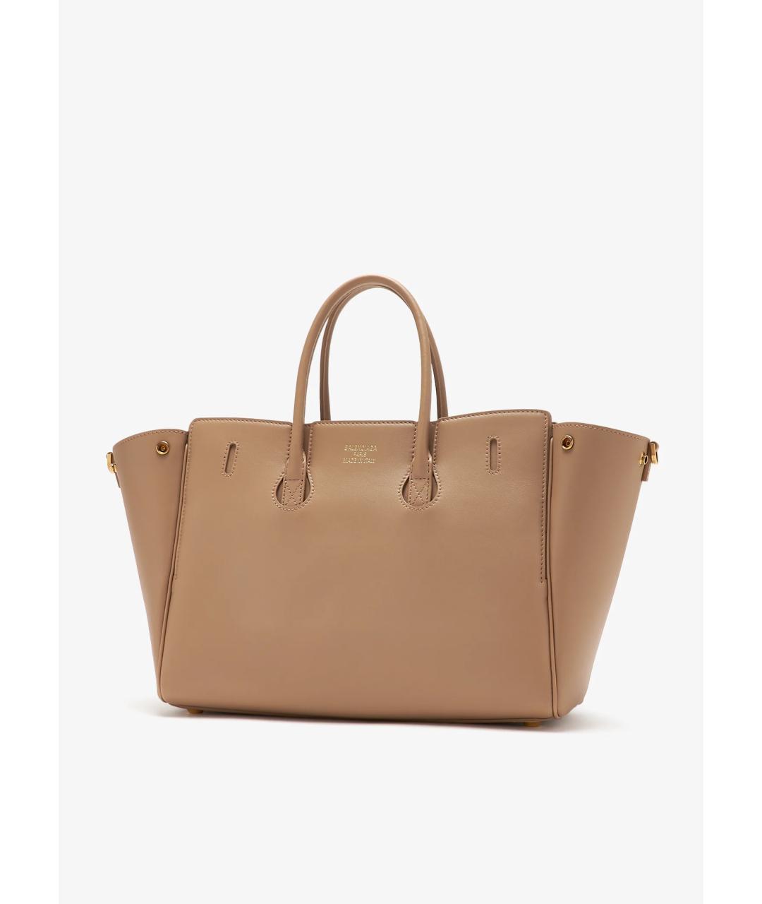 BALENCIAGA Бежевая сумка тоут, фото 3
