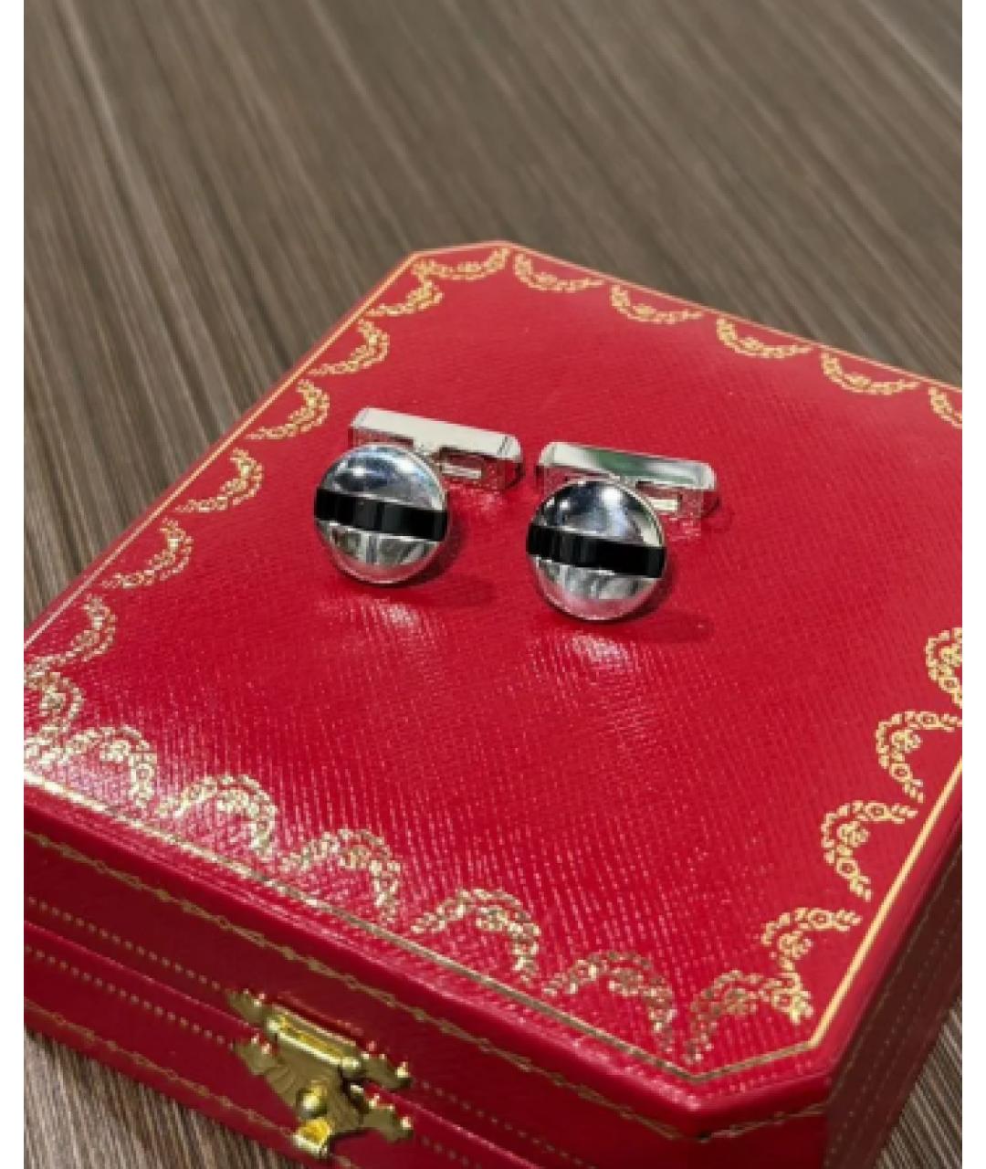 CARTIER Серебряные серебряные запонки, фото 3
