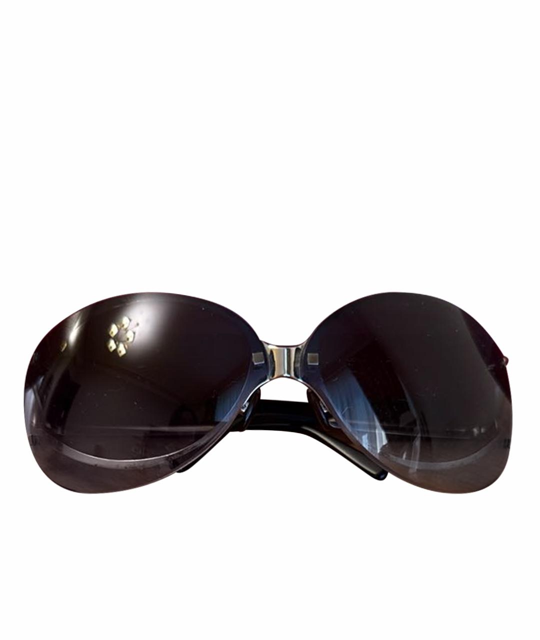 CARTIER Фиолетовые металлические солнцезащитные очки, фото 1