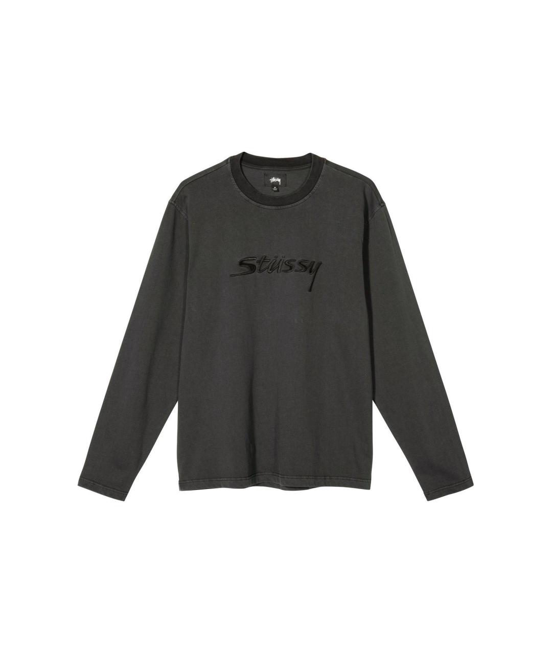 STUSSY Черная футболка, фото 4