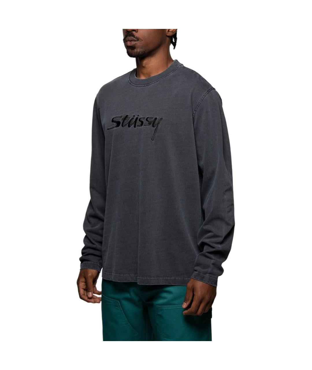 STUSSY Черная футболка, фото 7