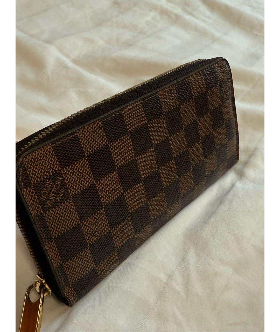 LOUIS VUITTON Коричневый кошелек, фото 2