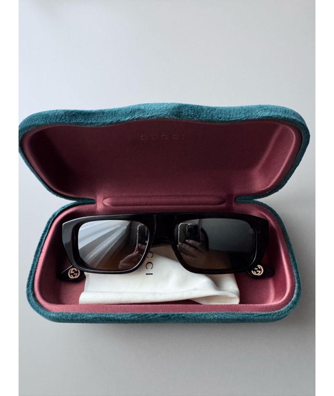 GUCCI Пластиковые солнцезащитные очки, фото 2