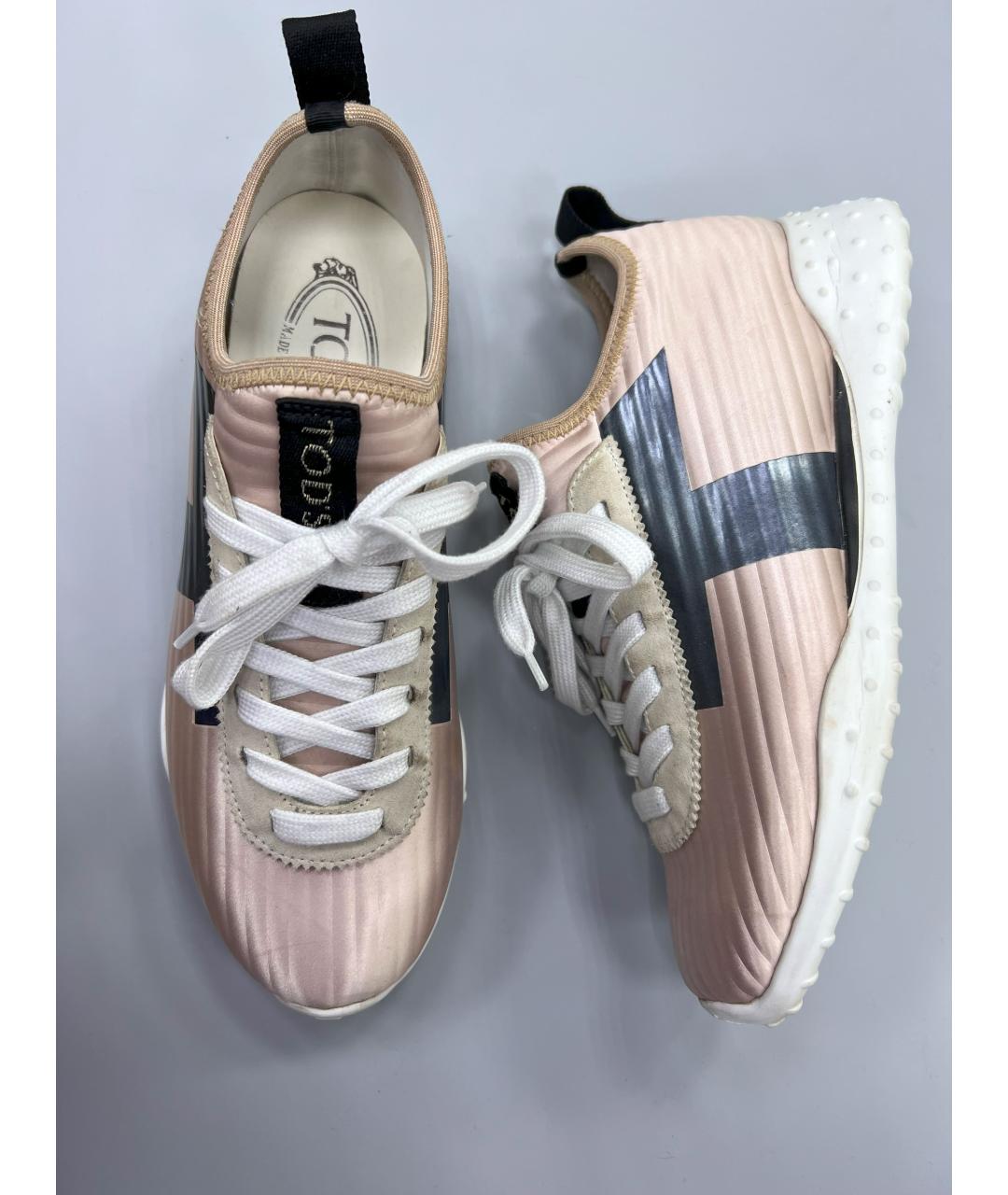 TOD'S Текстильные кроссовки, фото 8