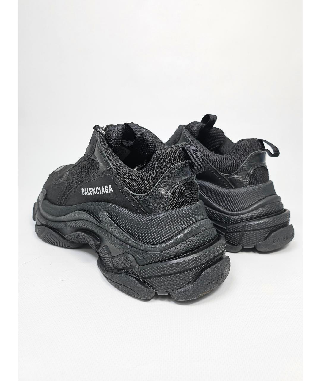 BALENCIAGA Черные текстильные кроссовки, фото 5