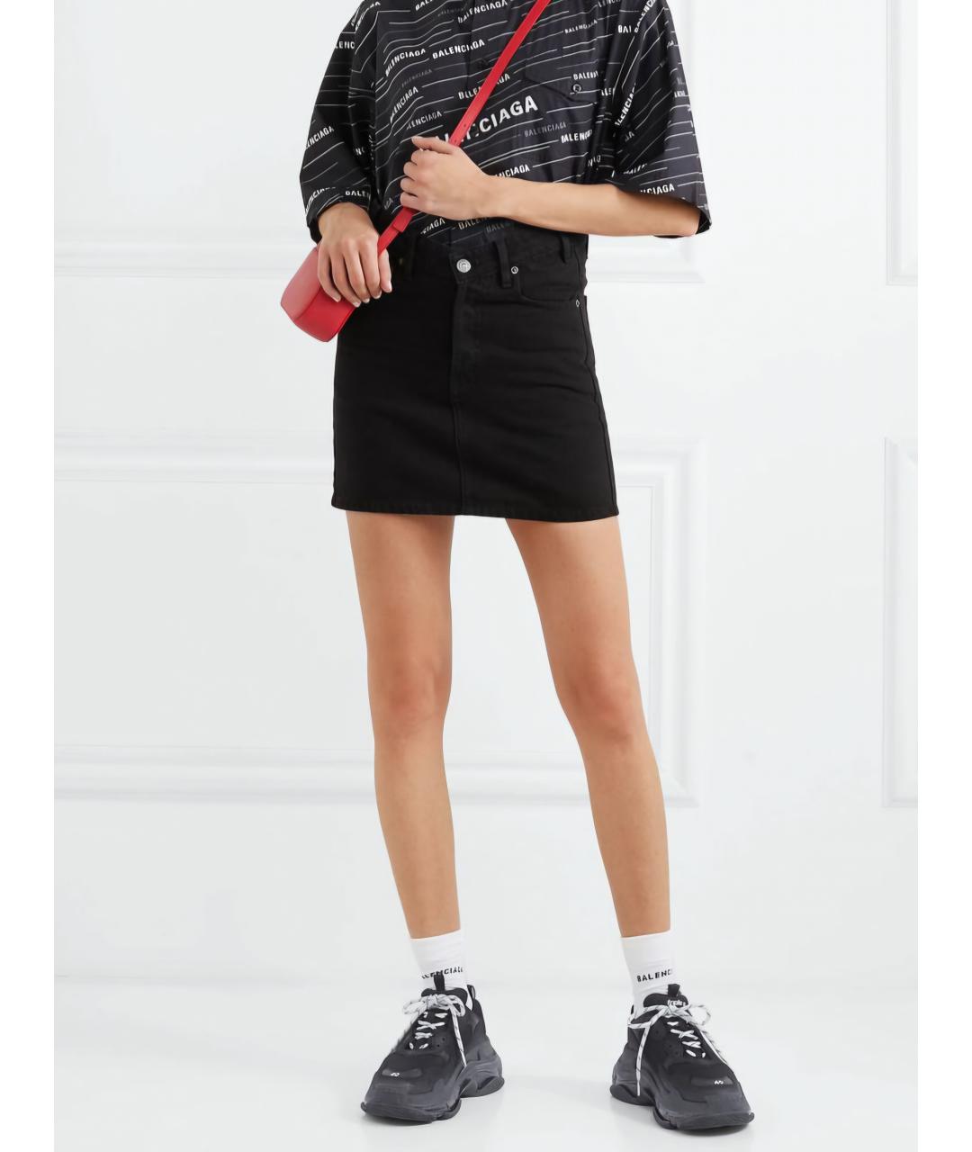 BALENCIAGA Черные текстильные кроссовки, фото 2