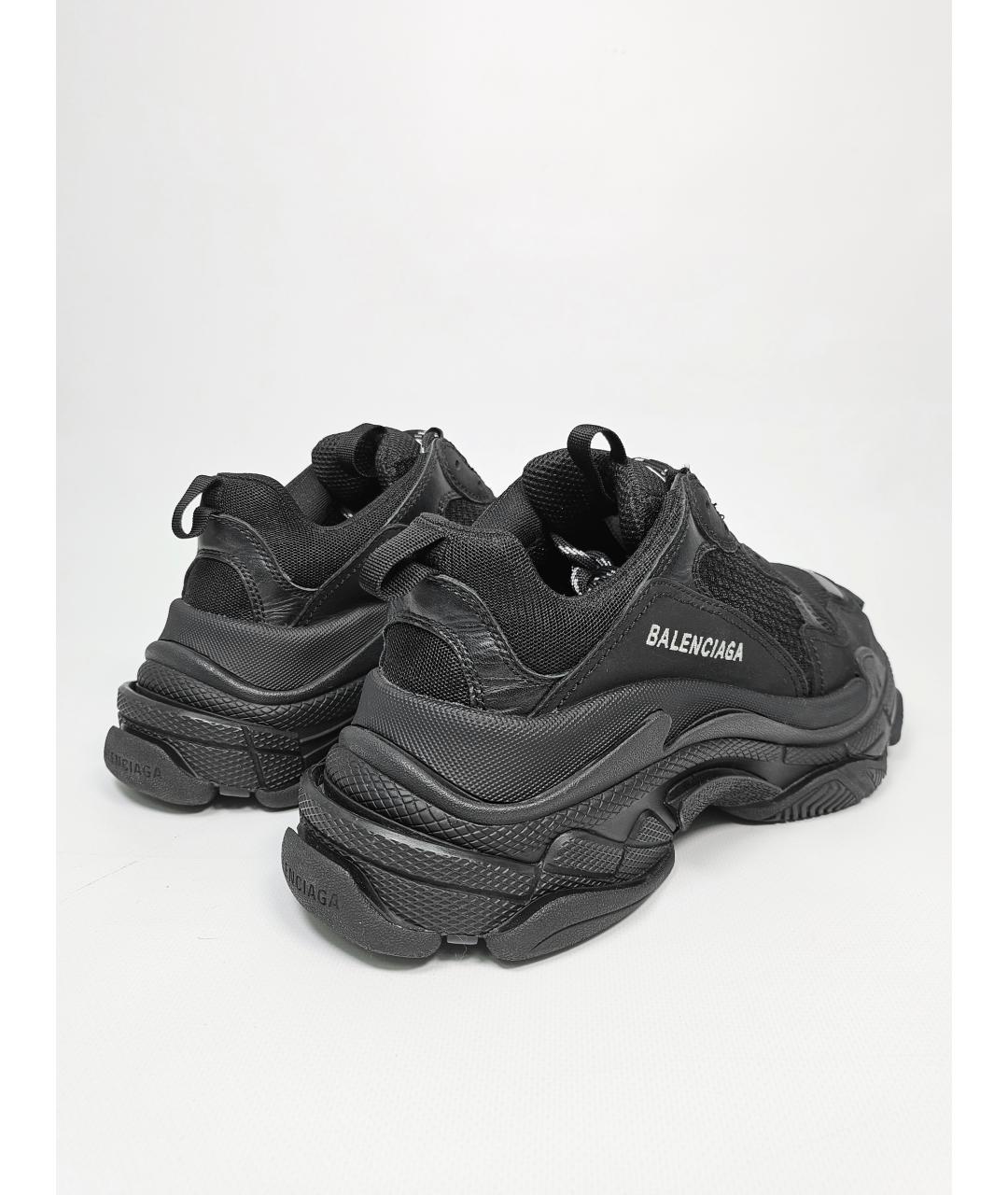 BALENCIAGA Черные текстильные кроссовки, фото 6