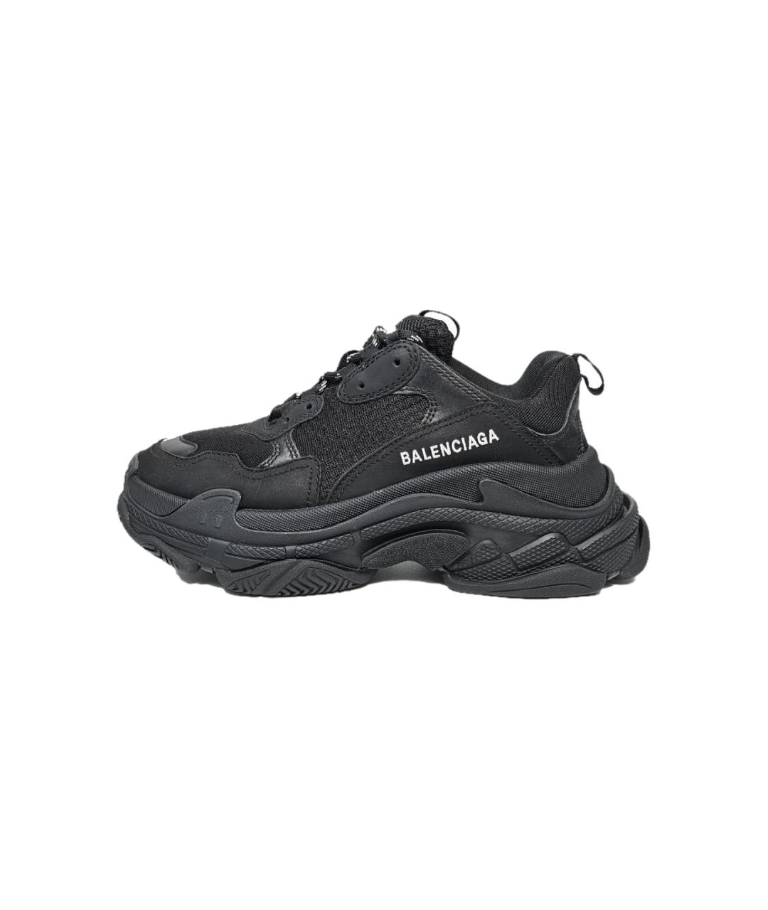 BALENCIAGA Черные текстильные кроссовки, фото 10